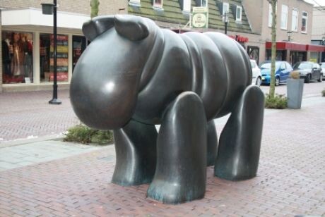 Dorpshart Lisse Kunst Hippo