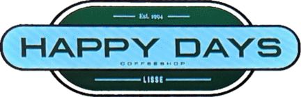 Dorpshart Lisse logo bedrijf Happy Days Coffeeshop Lisse