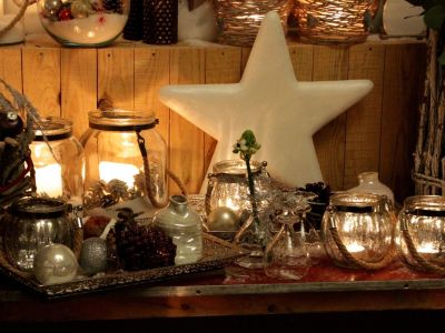 Kerstkramen In Dorpshart Lisse