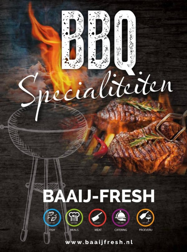 BBQ proeverij van Baaij Fresh