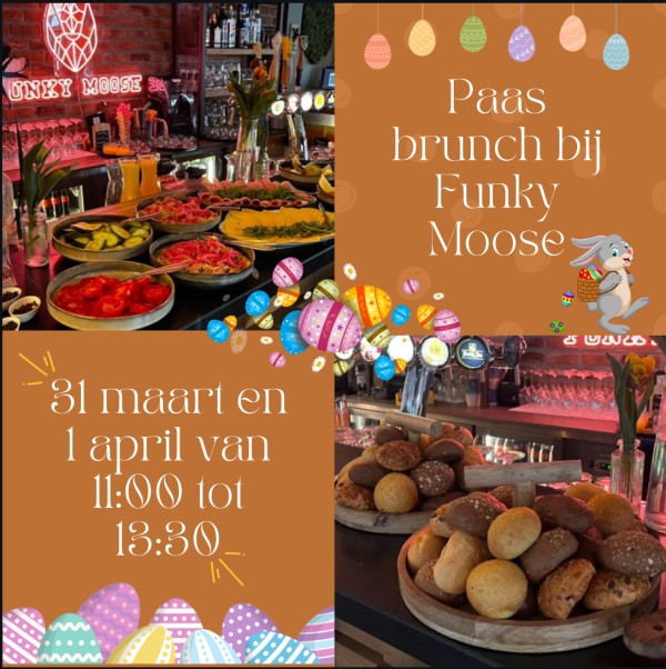 Paasbrunch bij Restaurant Funky Moose